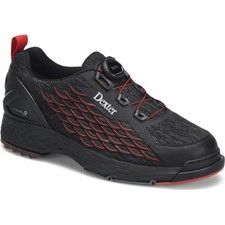 Dexter C9 Knit BOA Wide Black Red Mens Right Hand Bowling Shoes