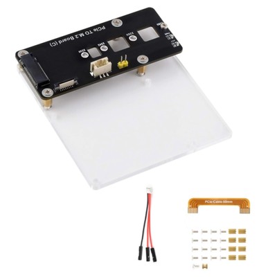 New PCIe to M.2 NVMe SSD Adapter Board For Raspberry Pi5 Gen2 Gen3 2260 2280