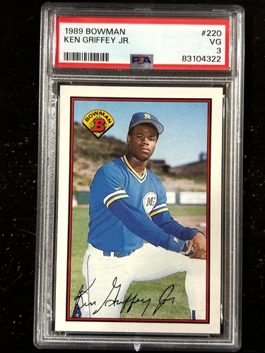 1989 Bowman Ken Griffey Jr. (RC) #220 PSA 3 Low Pop!  CENTERED