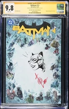 BATMAN NEW 52 #13 CGC SS 9.8 ALAN QUAH CATWOMAN REMARK NYCC BLANK BORDER VARIANT