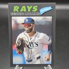 2026 Topps Heritage Cedric Mullins Dark Gray #284 Tampa Bay Rays