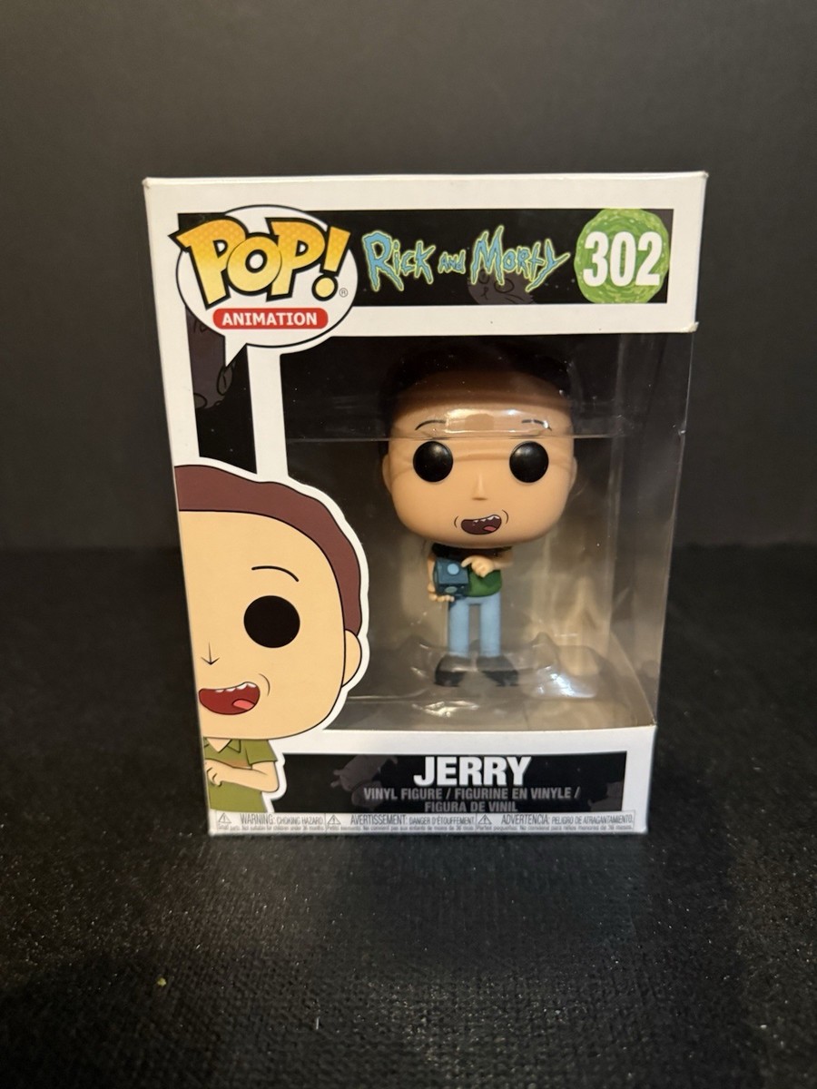 FUNKO POP ! JERRY 302 RICK AND MORTY POP ANIMAITON DB7 | eBay