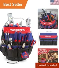Lightweight 51-Pocket Bucket Tool Organizer - Durable & Versatile Tool Storage