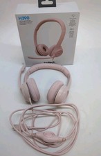 Logitech H390 USB Wired Noise Cancelling Stereo Headset Calls Music Pink