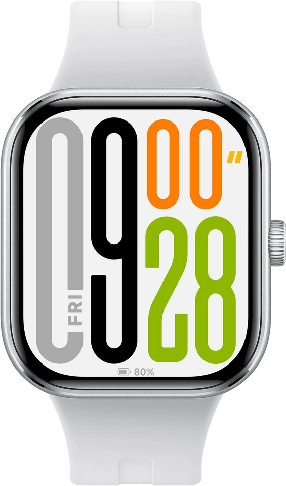 Xiaomi Redmi Watch 5 Silver Gray GPS AMOLED + 2 Metallarmbänder, Foto 3 von 5
