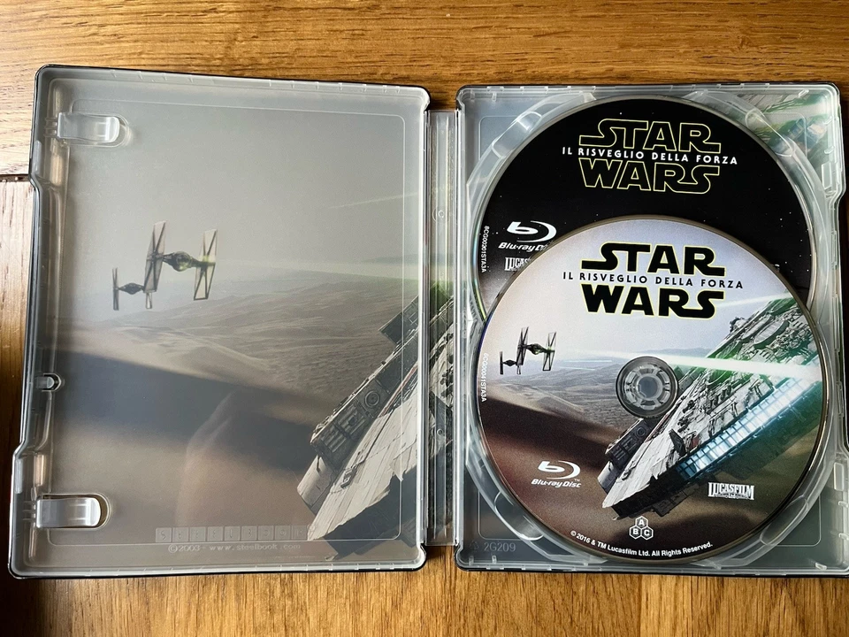 Star Wars Trilogy Steelbooks Force Awakens Bluray.Rise Of Sky..3D, Last Jedi 3D - Image 4 of 4