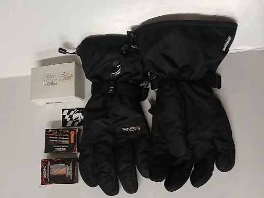 Mobile Warming Gloves Textile Black 3XL - AE12