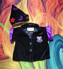 Build-a-Bear Harry Potter Black Velvet Wizards Robe Hat Costume Clothes 49D