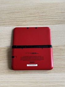 Nintendo 3DS XL Red/Black - Includes Stylus, Case + 3 Games