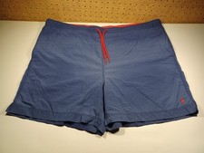 VTG Y2K POLO Ralph Lauren mens navy nylon swim trunks XXL