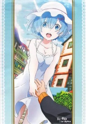 Re:Zero Rem Kleiderwechsel B2 Wandteppich Sammlerstück Kunst