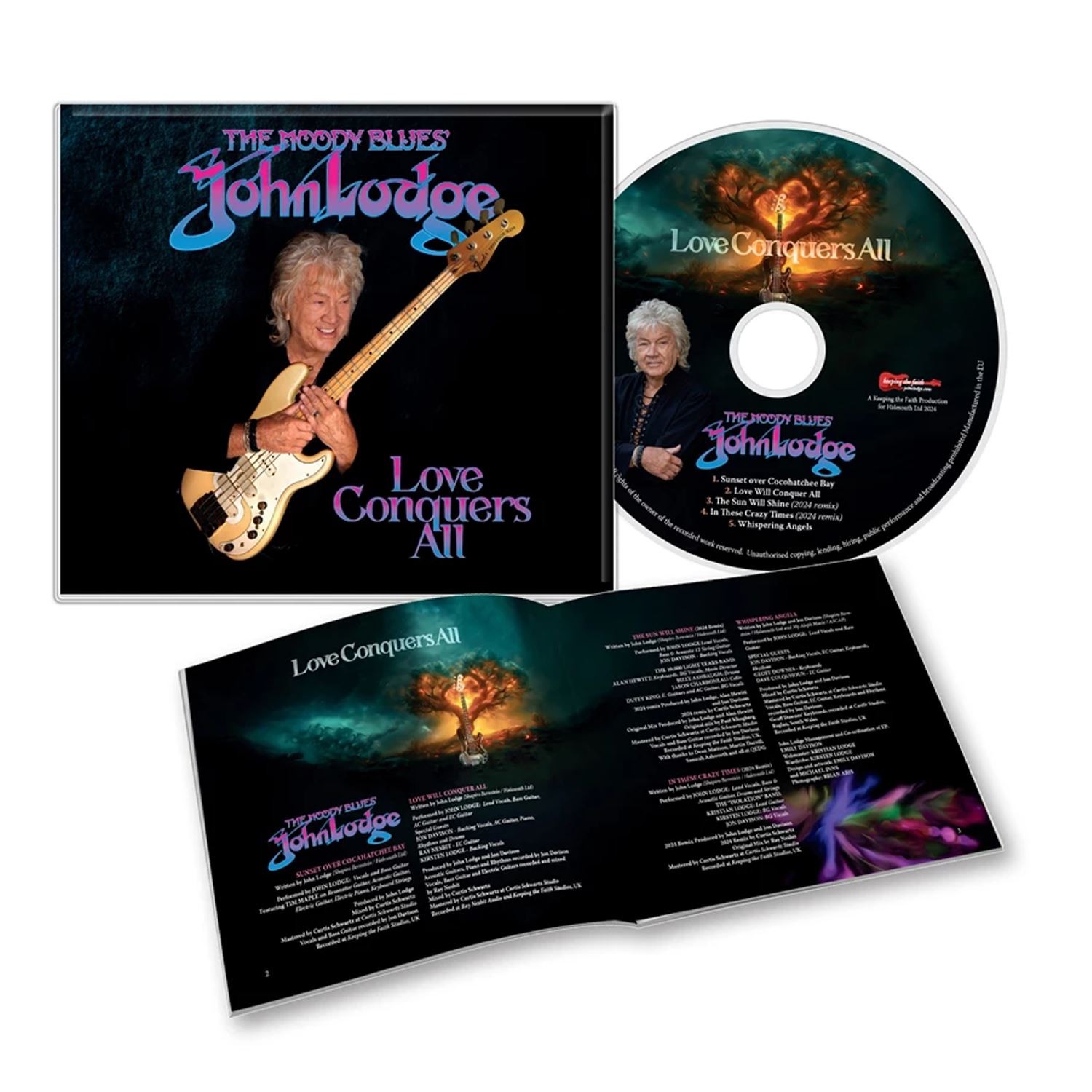 John Lodge - Love Conquers All (Keeping the Faith Records) CD Album