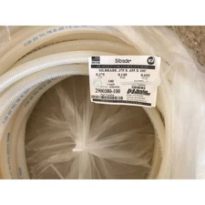 2900380-100 SILBRADE Braided Silicone Hose | .375" ID x 0.655" OD x 0.140" 100ft