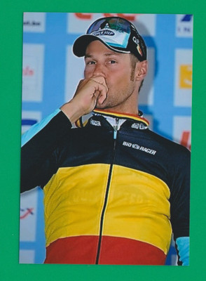 CYCLING repro PHOTO cyclist TOM BOONEN Belgian Champion Equ QUICK STEP
