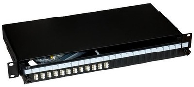 CONNECTIX CABLING SYSTEMS - 12 Duplex LC Multimode Sliding Fibre Patch Panel