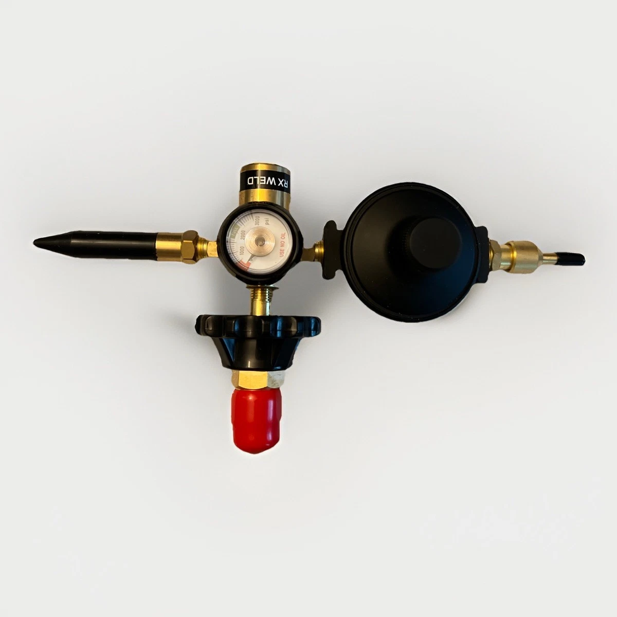Régulateur De Gonfleur Pour Ballon Hélium Accu-Trol – Double Pointe Avec Jauge – Modèle BR3810GSH