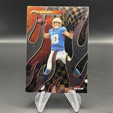 justin herbert torchers topps finest 2025 los angeles chargers