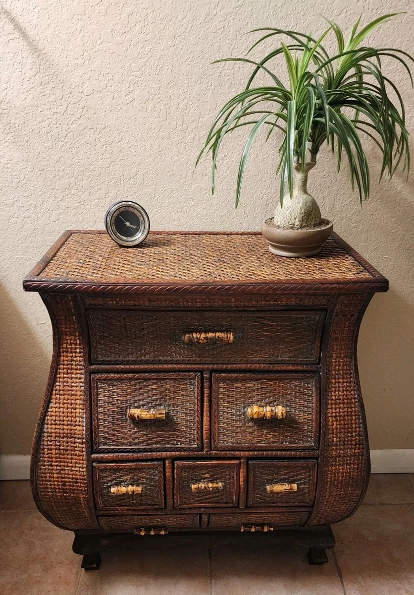 dark brown wicker dresser Dressers & Chests of Drawers for sale AW25 The Best Backless, Strapless Color:Evening Mist streamlined look