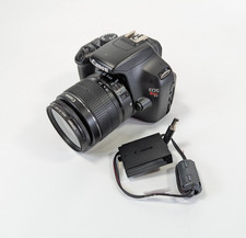 Canon EOS Rebel T3 Digital SLR Camera w/18-55mm Lens DC Coupler - No Battery