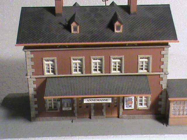 gare voyageurs HO KIBRI/ MAQUETTE GRANDE GARE/ OCCASION - Photo 2/4