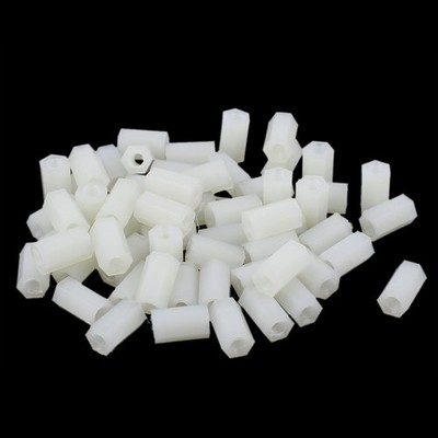 70Stk10 x 6mm Isolierung Sechskantmutter Gewinde Distanzhalter M3 Gewinde