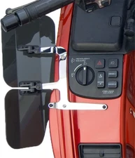 NATIONAL CYCLE N5107 WING DEFLECTORS FAIRING MOUNT DARK SMOKE