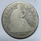 1875 Seated Liberty Half Dollar 50c Silver US Coin