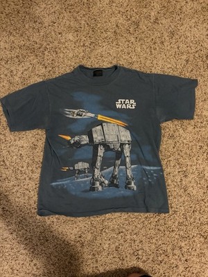 Vintage Star Wars Graphic T-Shirt 1995 Changes Double Sided Sing Stitch LARGE