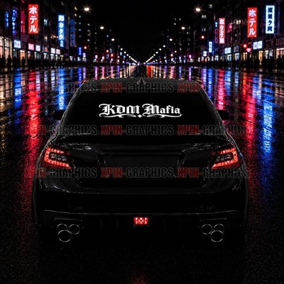 KDM Mafia Back or Front Window Windshield Decal Sticker