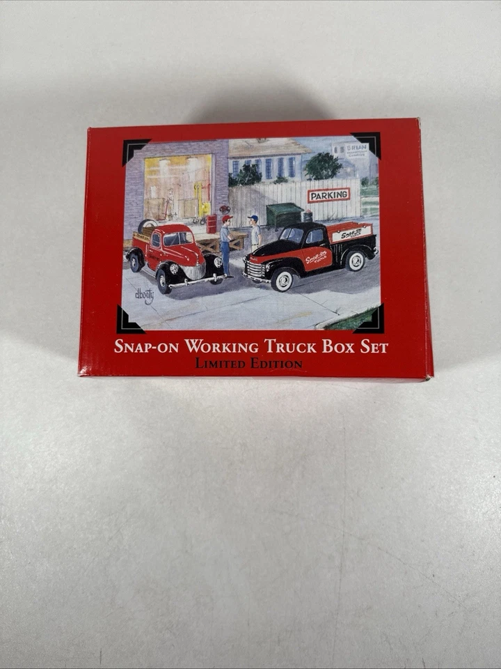 Snap On Working Truck Set 1940 Ford 1952 Chevy FS Limited Edition New In Box - Image 2 of 4
