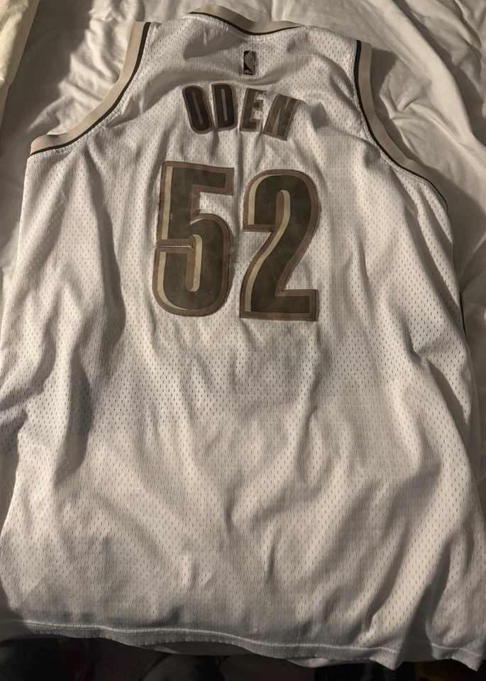 Camiseta Adidas Greg Oden Portland Trail Blazers Swingman Negra, Talla XL Foto 4 de 4