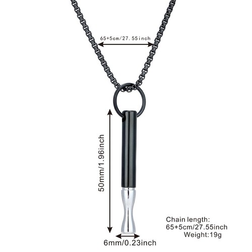 Breathlace Quit Smoking Anxiety Stress Relief Breathing Necklace With Core - Picture 17 of 29