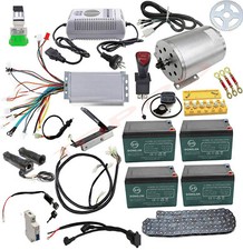 48V 1800W Brushless Electric E Bike Motor kit Controller Go Kart Drift Trike Car