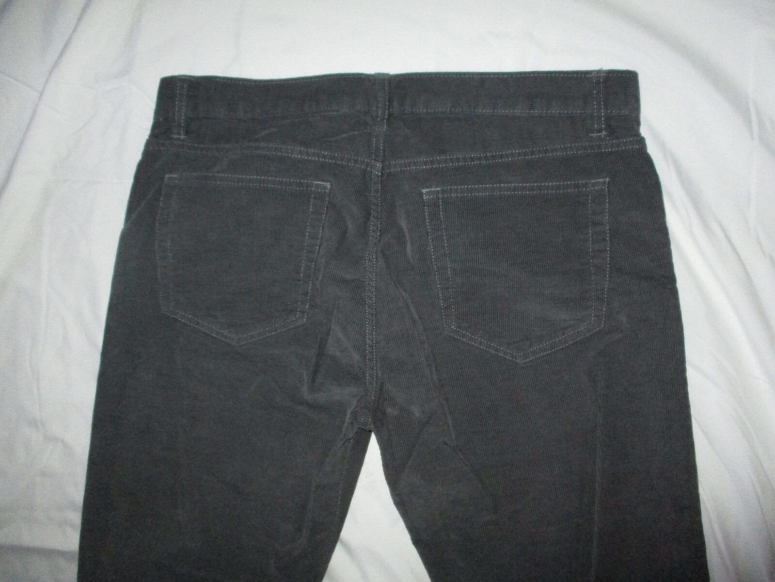 LKNW J. CREW Mercantile Flex Slim men's jeans gray stretch corduroy 31