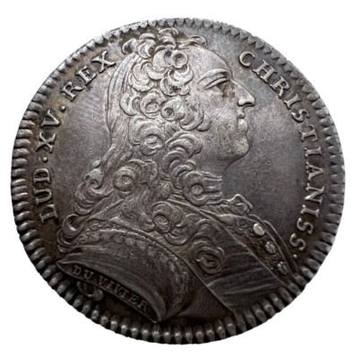 Lot de 3 jetons, Louis XIV et Louis XV Lot de 3 jetons, Louis XIV et Louis XV