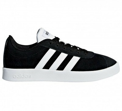 ADIDAS Vl Court 2.0 K DB1827 Turnschuhe Gämse Schwarz Junior Unisex | eBay