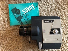 1950s Savoy 8 Fully Automatic Electric Eye Cine Camera - with case - Vintage