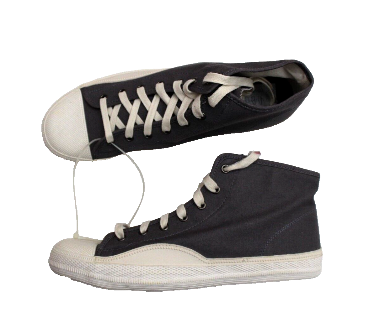 Tretorn Racket H Gray Canvas Lace-Up Mid Top Sneakers Shoes 11M | eBay