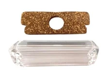 57 Chevy License Plate Light Lens & Gasket 1957 Chevrolet New