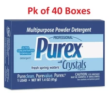 Pk of 40 Boxes Purex®  Ultra Plus Renuzit Powder Detergent 1.4 oz. 