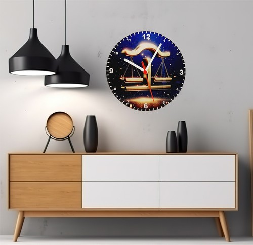 Horoscope / Astrology Signs on Quartz Clock, 2 Sizes, Choose From 12 Star Signs - Picture 52 of 80