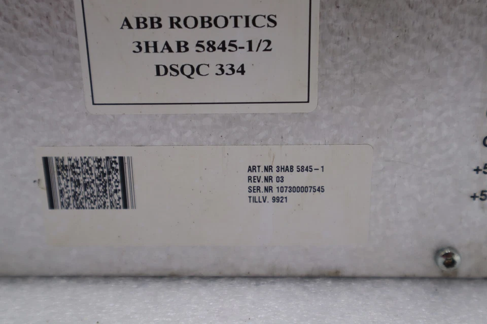 Módulo de fuente de alimentación Efore ABB SR92A060 3HAB 5845-1/2 STOCK 3196 Foto 3 de 4