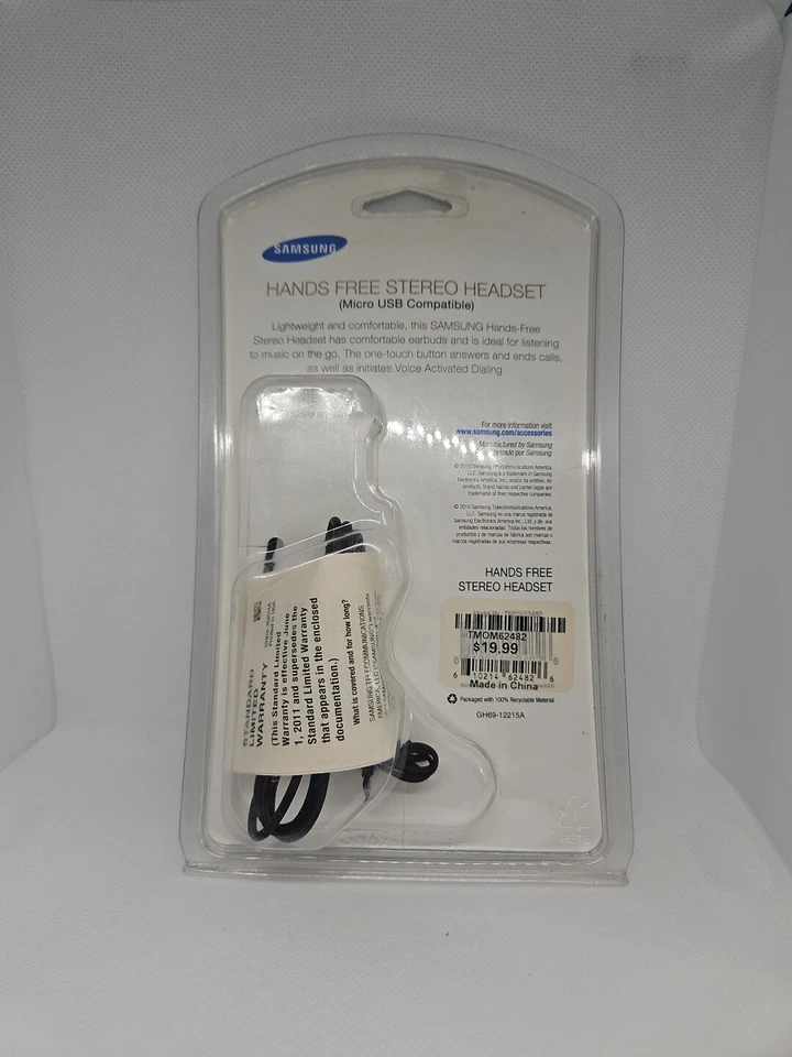 Samsung Stereo Hands-Free Headset  - Image 2 of 2