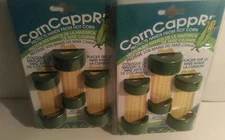 2X Silicone, safe to boil, corn on the cob holders. Protects hands from hot corn