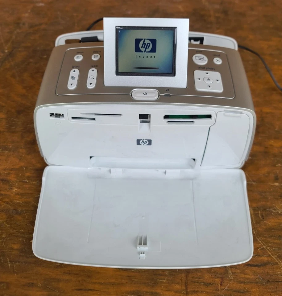 HP Photosmart 375 Printer with Power Cord - Image 2 of 4