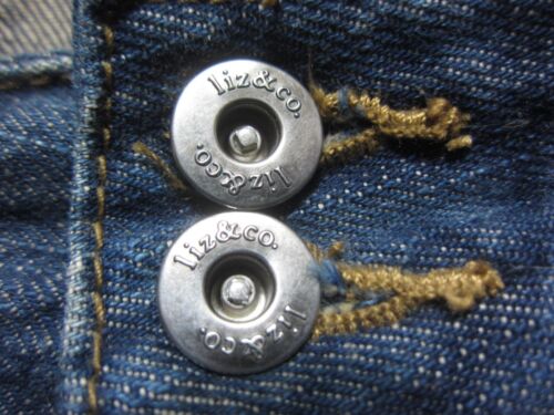 Liz & co. Women's Size 16 Denim Blue Jean Skirt Knee Length 41 x 21 - Picture 4 of 4