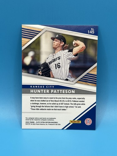 Hunter Patterson /299 Status 2022 Elite Edizione Extra 183/299 # 145 - Foto 3 di 3