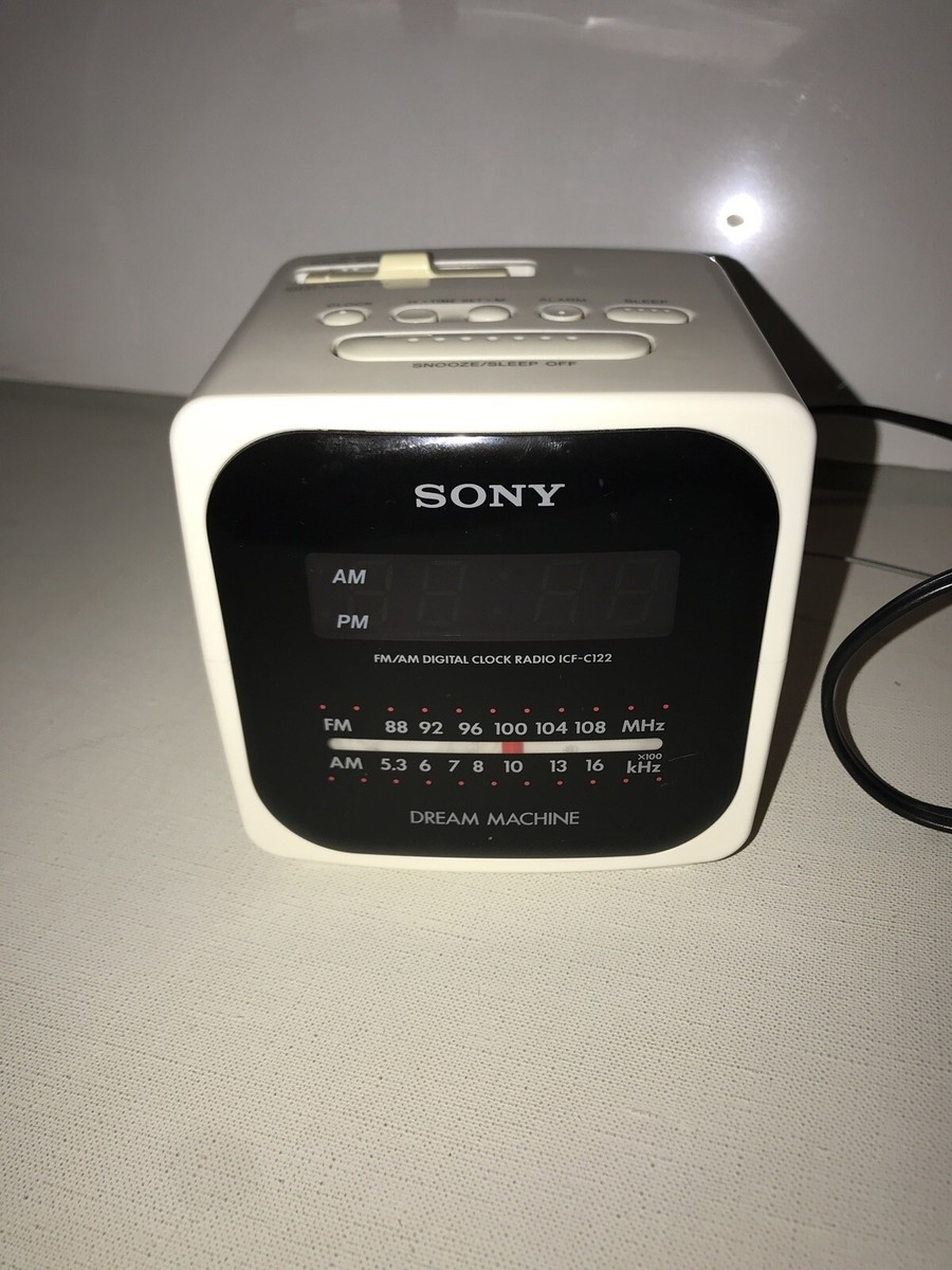 SONY　dream machine icf-c122 クロックラジオ Sony Dream Machine Cube Digital Clock Radio Model No ICF-C122