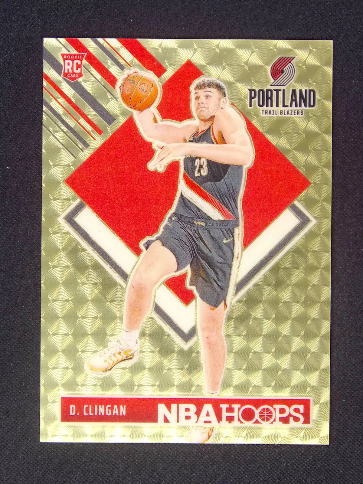 2024-25 Hoops Donovan Clingan #293 RC Rookie Tribute Gold Vinyl Premium 1/1