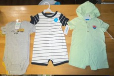 NWT Carters One Piece Outfits Boys Bundle 12 Months